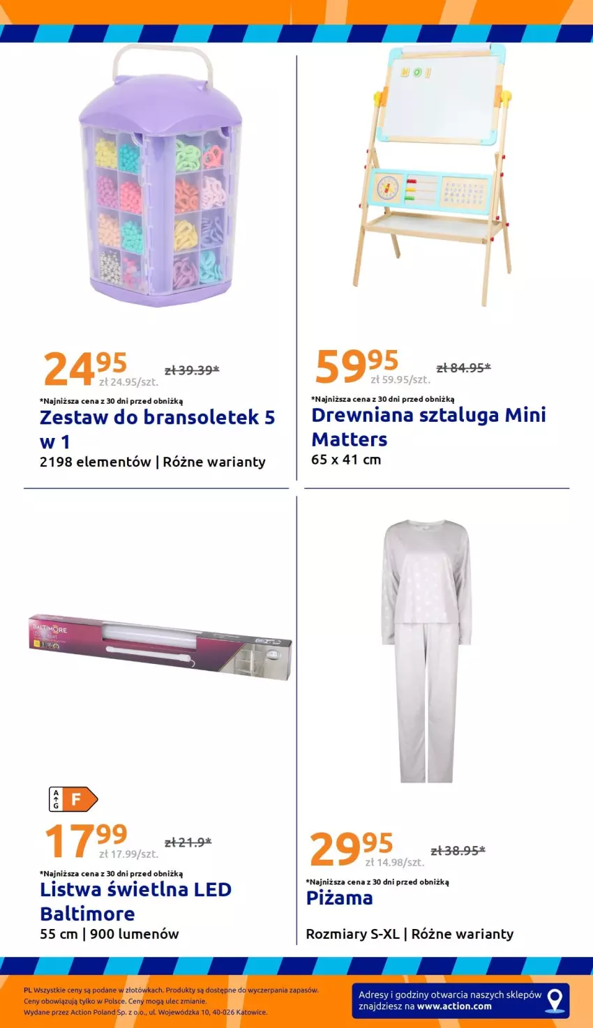 Gazetka promocyjna Action - Gazetka tydzień 39 2026 - ważna 23.09 do 29.09.2026 - strona 36 - produkty: Dres, Listwa, Piżama