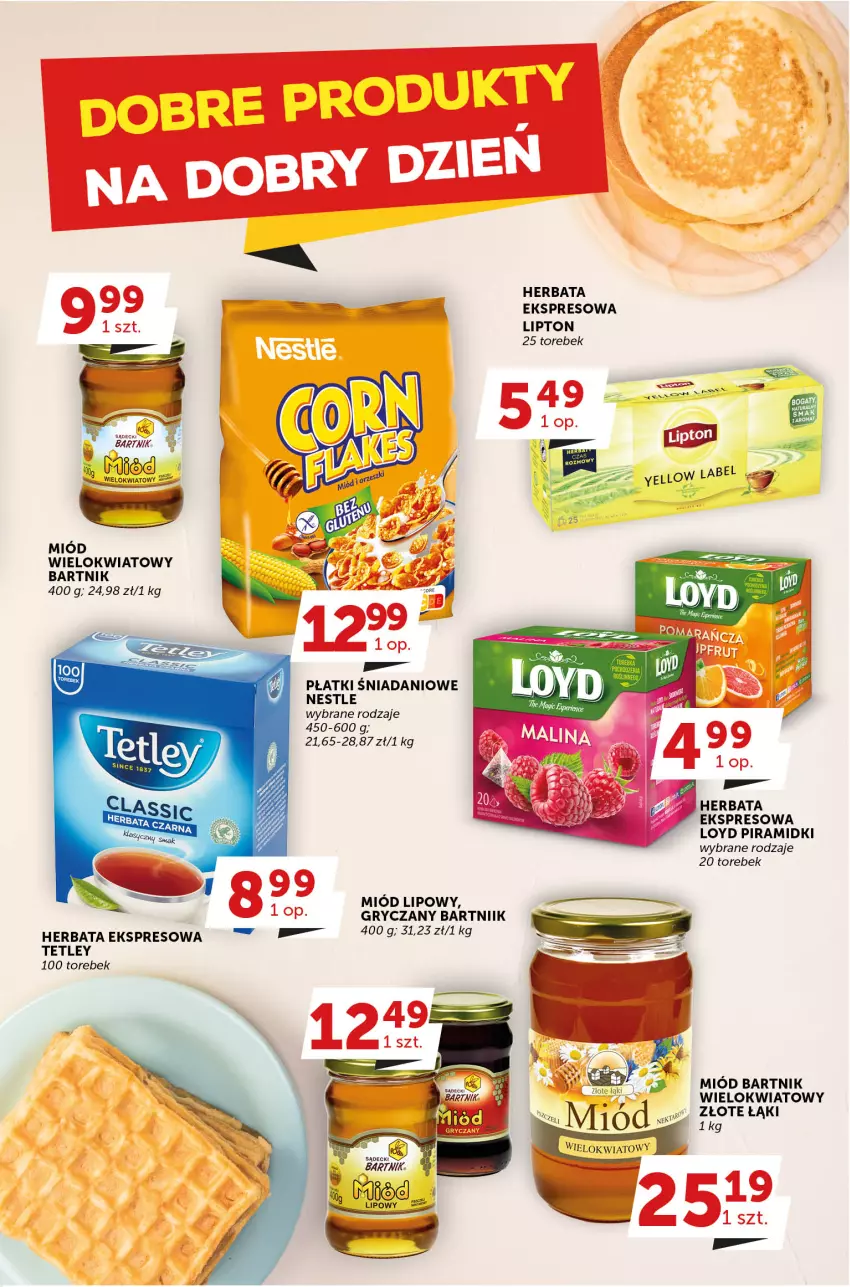 Gazetka promocyjna Groszek - ważna 08.03 do 21.03.2023 - strona 15 - produkty: Danio, Gry, Herbata, Lipton, Loyd, Miód, Tetley