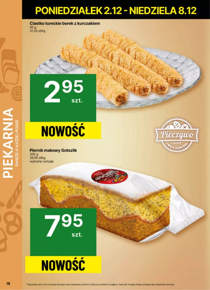 Gazetka promocyjna Delikatesy Centrum - NOWA GAZETKA Delikatesy Centrum od 2 grudnia! 2-8.12.2024 - ważna 02.12 do 08.12.2024 - strona 18 - produkty: Kurczak, Piernik, Rum