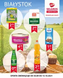 Gazetka promocyjna Selgros - Extra Oferta - Gazetka - ważna od 30.09 do 30.09.2021 - strona 42 - produkty: Lemoniada, Tran, Czekolada, Woda, Kasza, Fa