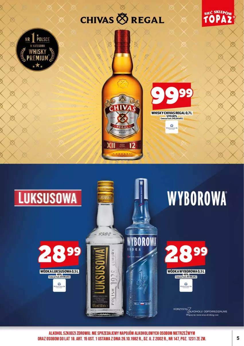 Gazetka promocyjna Topaz - Gazetka - ważna 18.08 do 31.08.2025 - strona 7 - produkty: Top, Whisky