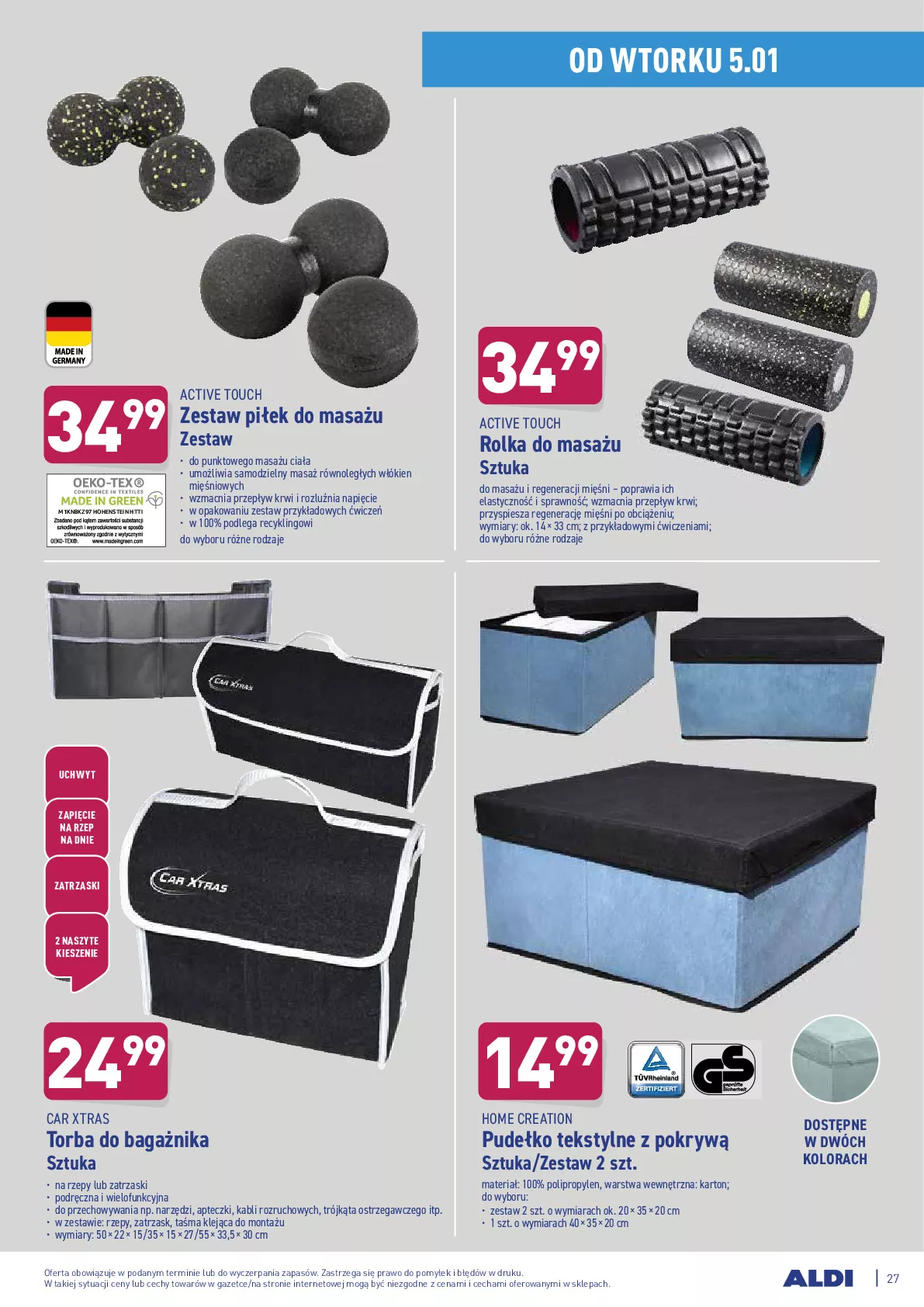 Gazetka promocyjna Aldi - Okazje tygodnia - ważna 04.01 do 09.01.2021 - strona 27