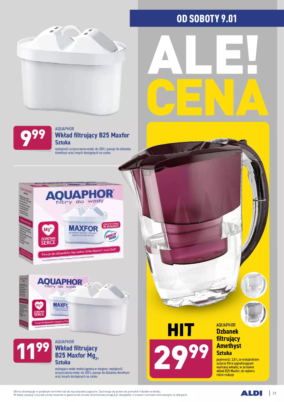Gazetka promocyjna Aldi - Okazje tygodnia - ważna 04.01 do 09.01.2021 - strona 31