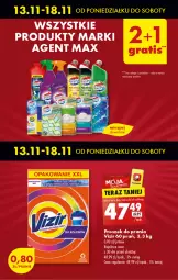 Gazetka promocyjna Biedronka - Od poniedzialku - Gazetka - ważna od 18.11 do 18.11.2023 - strona 17 - produkty: Koc, Proszek do prania, Vizir, Robot, Fa