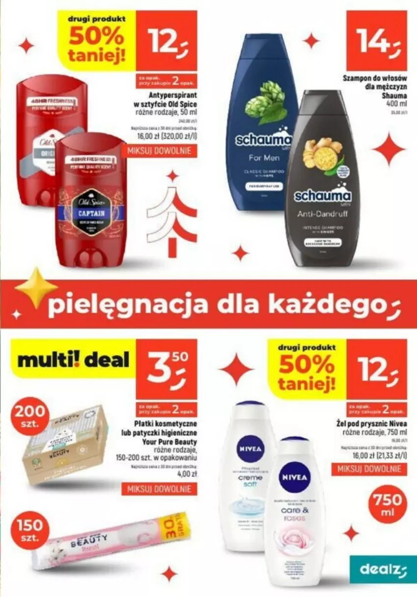 Gazetka promocyjna Dealz - ważna 07.11 do 13.11.2024 - strona 18 - produkty: Antyperspirant, Nivea, Old Spice, Płatki kosmetyczne, Pur