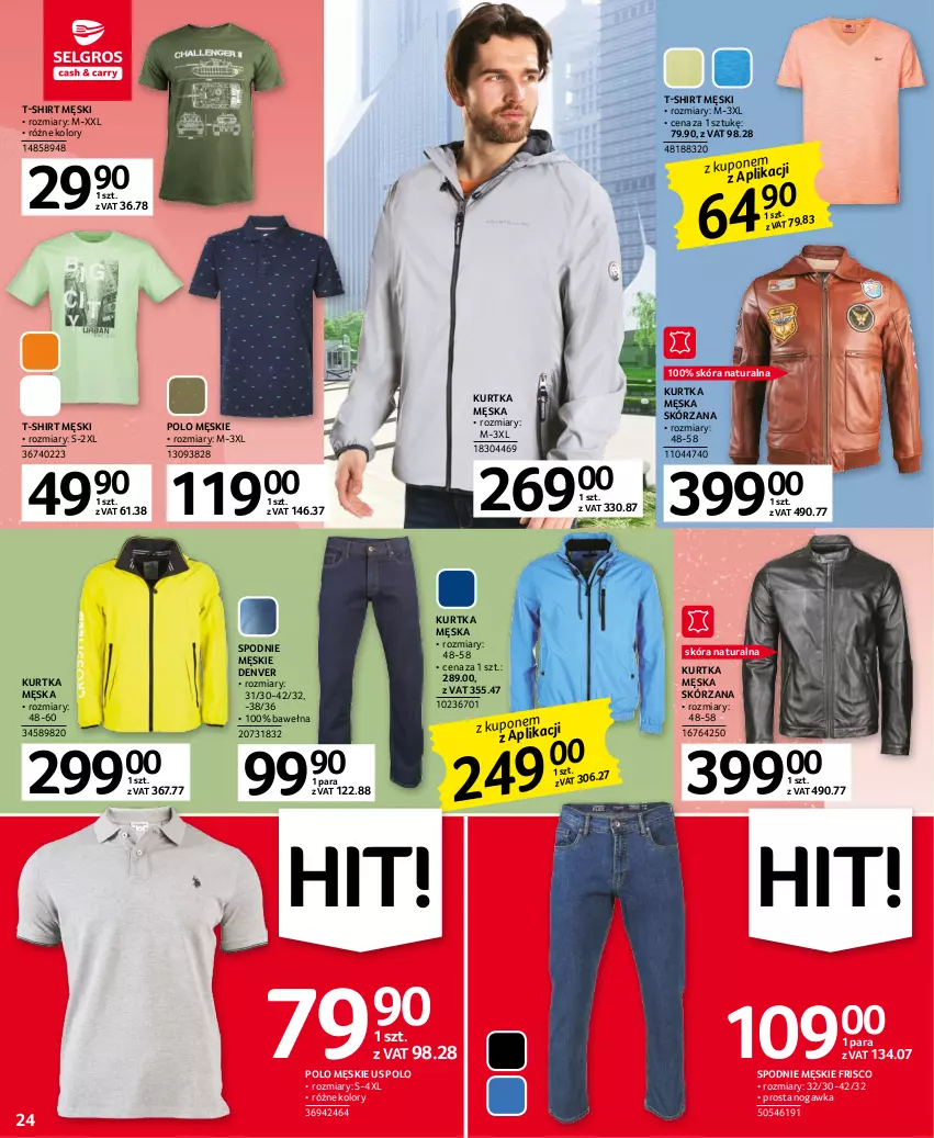 Gazetka promocyjna Selgros - Oferta przemysłowa - ważna 16.03 do 29.03.2023 - strona 24 - produkty: Kurtka, Spodnie, T-shirt, Wełna