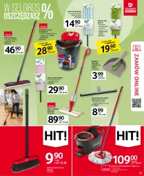 Gazetka promocyjna Selgros - Oferta przemysłowa - Gazetka - ważna od 29.03 do 29.03.2023 - strona 17 - produkty: Mop, Rama, Kije, Optima, Wiadro, Miotła