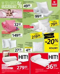 Gazetka promocyjna Selgros - Oferta przemysłowa - Gazetka - ważna od 29.03 do 29.03.2023 - strona 19 - produkty: Kołdra, Wełna, Fanta, Poduszka, LG, Fa