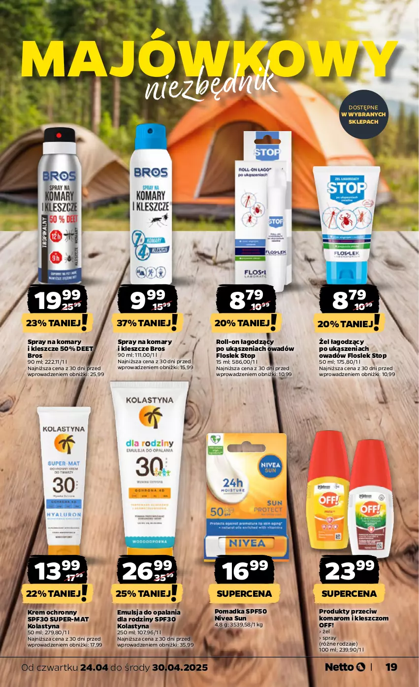 Gazetka promocyjna Netto - Od Czwartku - ważna 24.04 do 30.04.2025 - strona 19 - produkty: Emulsja, Nivea, Top