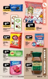 Gazetka promocyjna Netto - Od Czwartku - Gazetka - ważna od 30.04 do 30.04.2025 - strona 17 - produkty: Hama, Ciastka, Kawa rozpuszczalna, Gin, Truskawki, Praliny, Saga, Kawa, Jacobs Krönung, Wafle, Maliny, Lipton, Mars, Marshmallows, Jacobs, Herbata, Kakao, Haribo, Oreo, Herbata owocowa