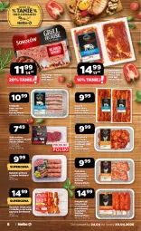 Gazetka promocyjna Netto - Od Czwartku - Gazetka - ważna od 30.04 do 30.04.2025 - strona 8 - produkty: Kurczak, Sok, Stek wołowy, Sokołów, Stek, Polędwiczki z kurczaka, Kiełbaski białe, Burger, Skrzydełka z kurczaka, Boczek, Rostbef, Grill, Kebab, Podudzie z kurczaka, Boczek wieprzowy, NOWAK