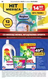 Gazetka promocyjna Netto - Artykuły spożywcze - Gazetka - ważna od 15.07 do 15.07.2023 - strona 24 - produkty: Kujawski, Top, Sok, Rum, Gin, Papier, Proszek do prania, Podlaski, Stock, Ariel, Kapsułki do prania, Fa