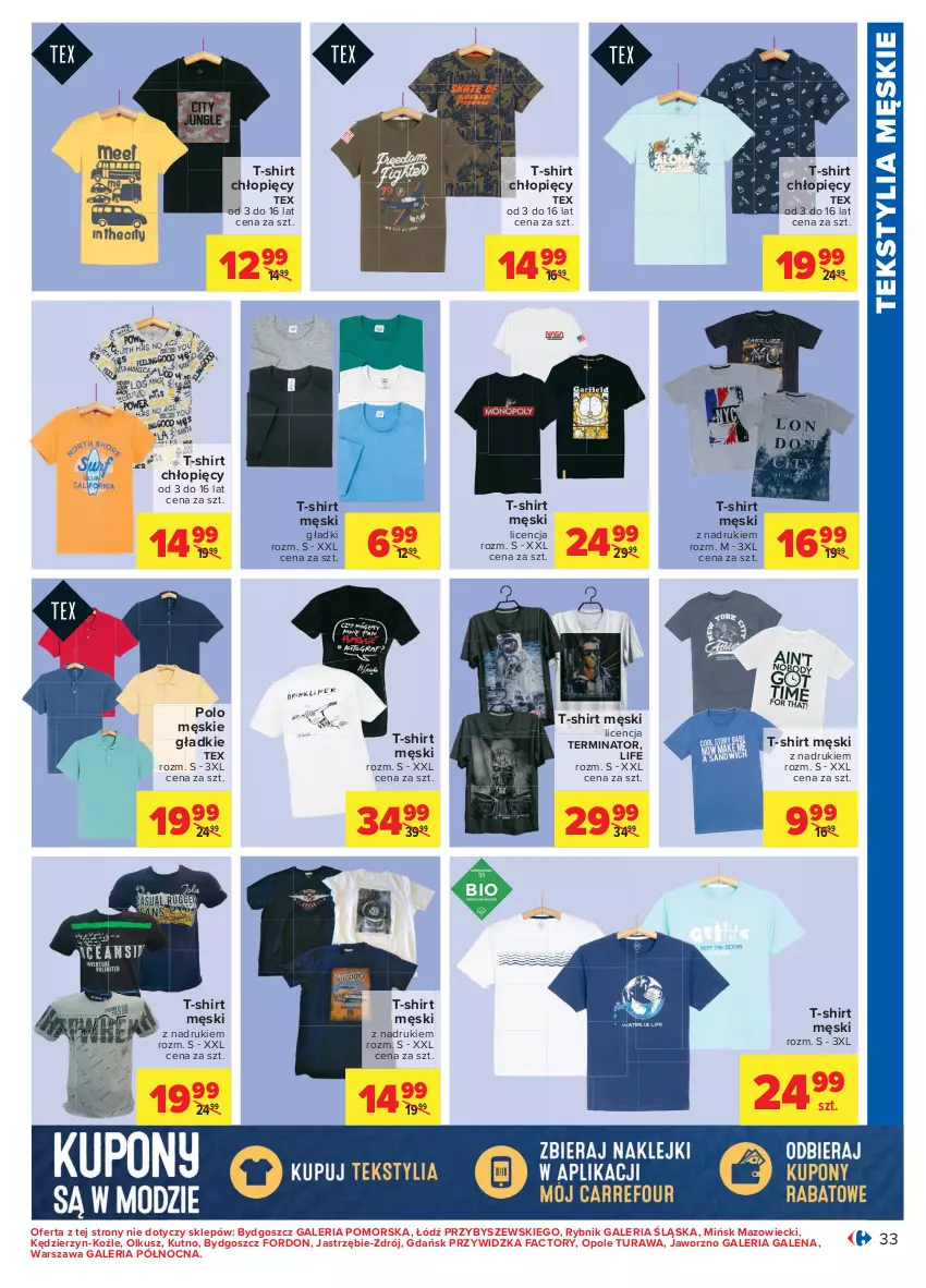 Gazetka promocyjna Carrefour - Gazetka Carrefour - ważna 19.04 do 30.04.2021 - strona 33 - produkty: Fa, T-shirt