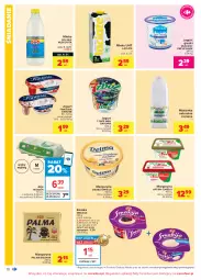 Gazetka promocyjna Carrefour - Gazetka Carrefour - Gazetka - ważna od 30.04 do 30.04.2021 - strona 10 - produkty: Maślanka, Danone, Piątnica, Jaja, Jogurt, Optima Cardio, Smakija, Kosz, Mlekovita, Palma, Optima, Margaryna, Bakoma, Fanta, Delma, Mleko, Fa