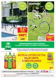 Gazetka promocyjna Carrefour - Gazetka Carrefour - Gazetka - ważna od 30.04 do 30.04.2021 - strona 36 - produkty: Rama, Stolik, Kosz, O nas, Lipton, Rower, Opony, Krzesło, Napój
