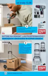Gazetka promocyjna Aldi - Artykuły przemysłowe i tekstylia - Gazetka - ważna od 16.08 do 16.08.2025 - strona 2 - produkty: Por, Wiertarka, Walizka, Tran, Warka, Tarka, Wiertarka udarowa, Sport, Wózek, Wózek transportowy, Akumulator