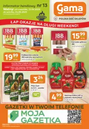 Gazetka promocyjna Gama - Gazetka Gama - Gazetka - ważna od 24.06 do 24.06.2025 - strona 12 - produkty: Piwa, Piwo, Piec, Ketchup, Ser, Gra, Telefon, Kotlin, Kaszanka, Grill, Kasza, Kiełbasa