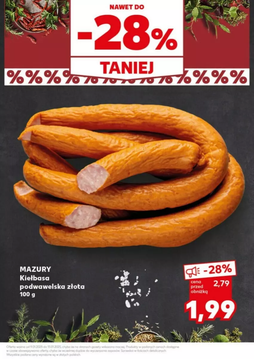 Gazetka promocyjna Kaufland - ważna 13.01 do 15.01.2025 - strona 11 - produkty: Kiełbasa, Wawel