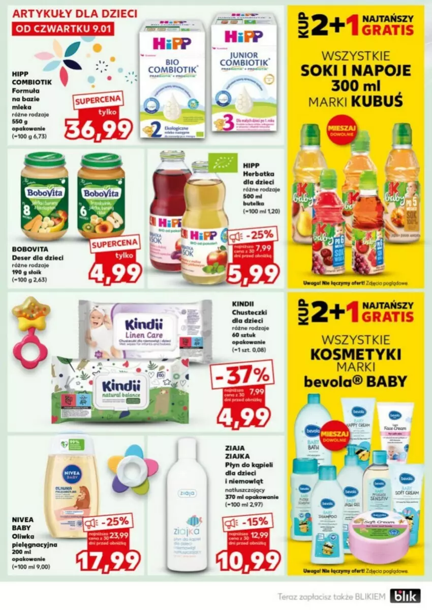 Gazetka promocyjna Kaufland - ważna 13.01 do 15.01.2025 - strona 21 - produkty: Deser, Dzieci, Gra, Kubuś, Napoje, Płyn do kąpieli, Ser, Sok, Waga, Ziajka