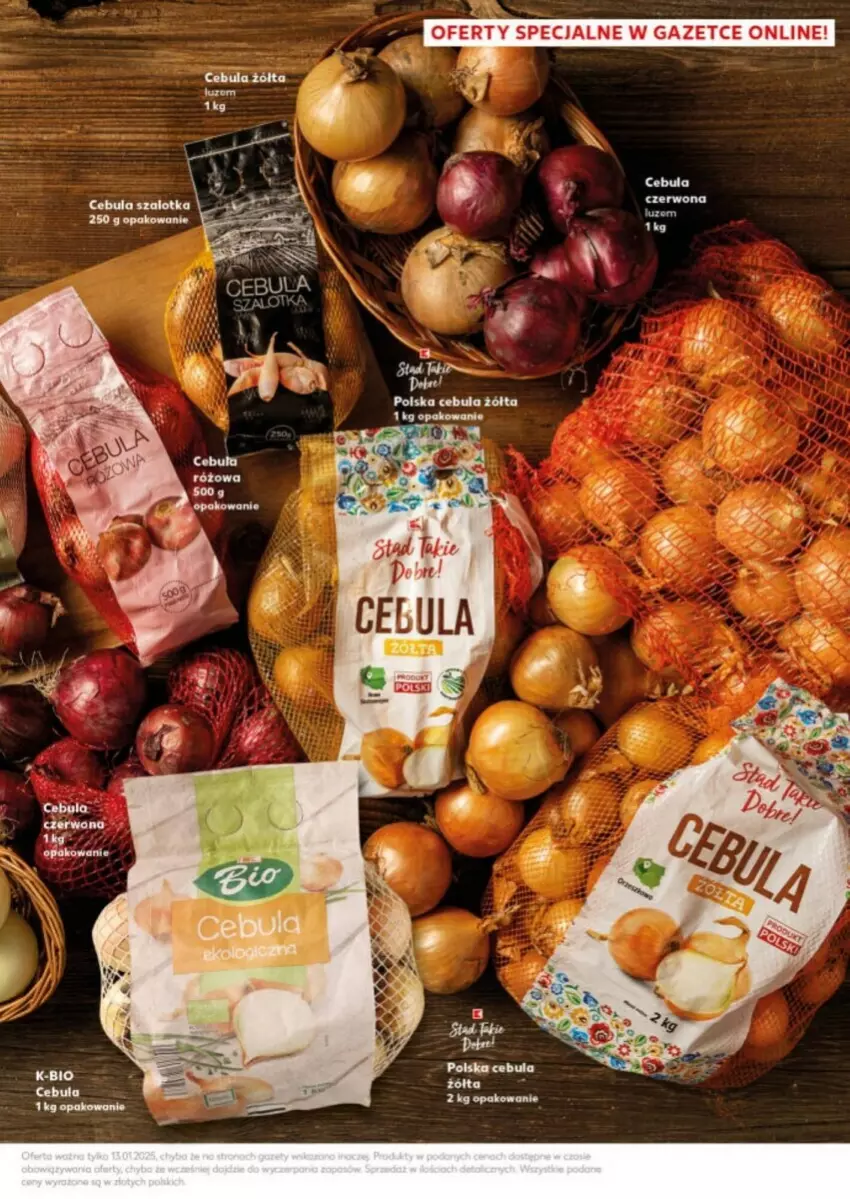 Gazetka promocyjna Kaufland - ważna 13.01 do 15.01.2025 - strona 28 - produkty: Cebula, Cebula szalotka, Fa, Szal