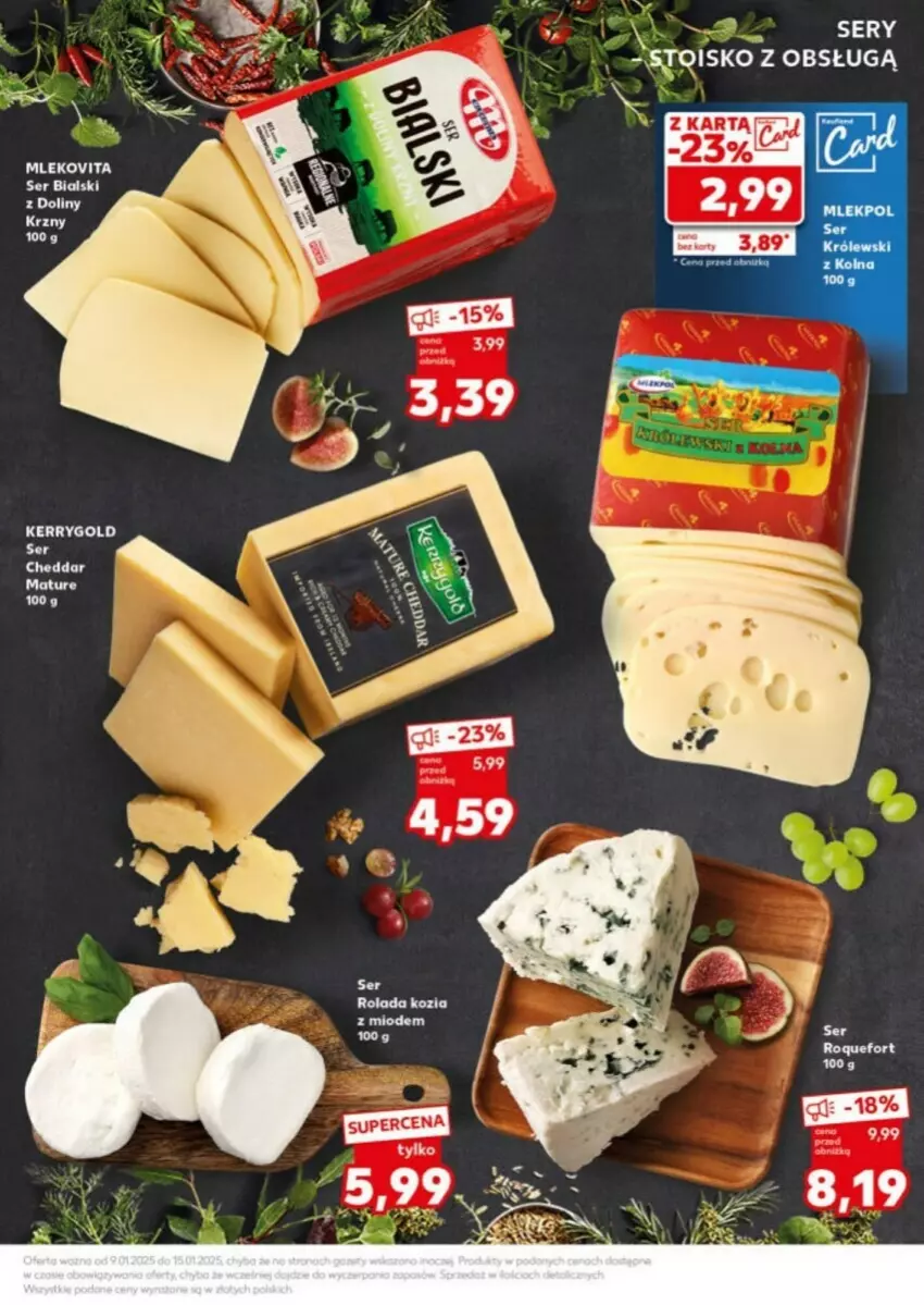 Gazetka promocyjna Kaufland - ważna 13.01 do 15.01.2025 - strona 9 - produkty: Mleko, Mlekovita, Rolada, Ser