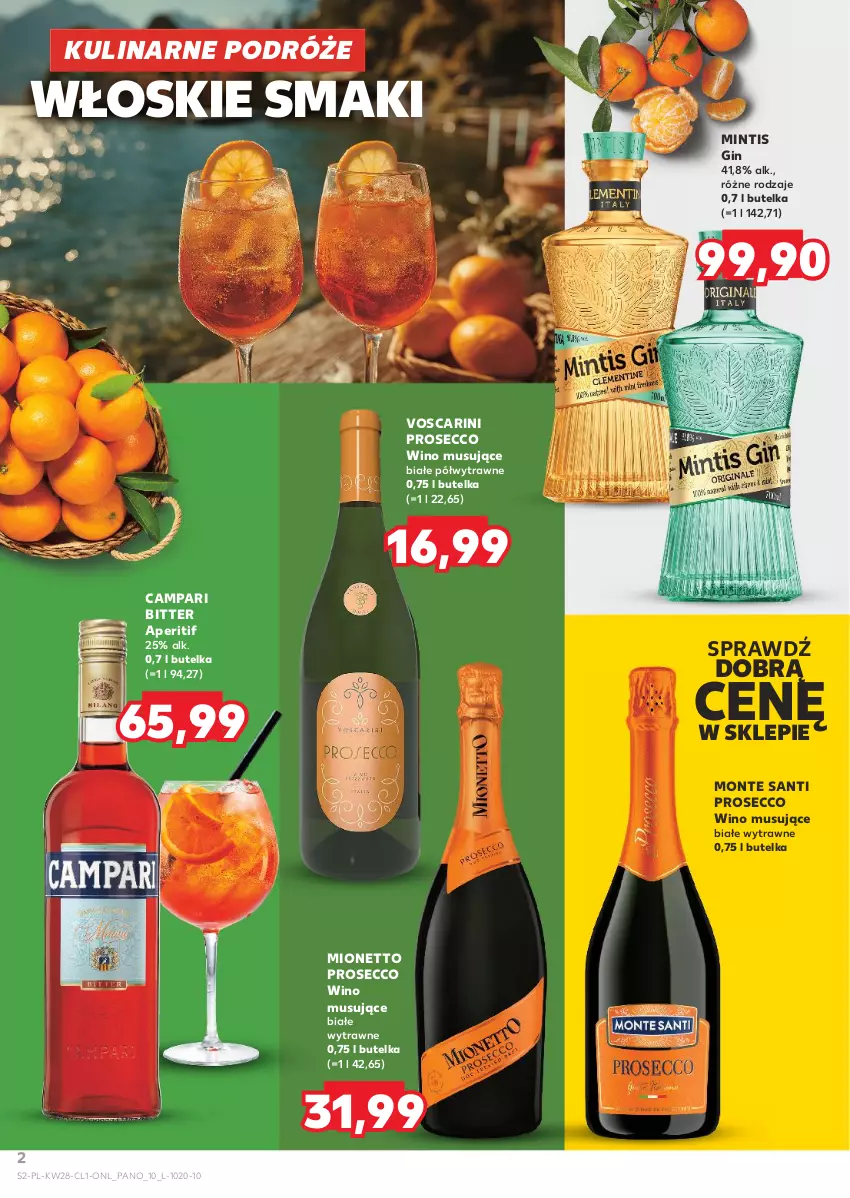 Gazetka promocyjna Kaufland - Barek Kauflandu - ważna 10.07 do 23.07.2025 - strona 2 - produkty: Gin, Mionetto, Monte, Monte Santi, Mus, Prosecco, Wino, Wino musujące