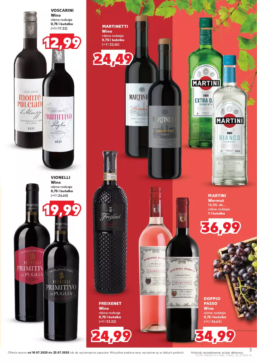 Gazetka promocyjna Kaufland - Barek Kauflandu - ważna 10.07 do 23.07.2025 - strona 3 - produkty: Martini, Wino