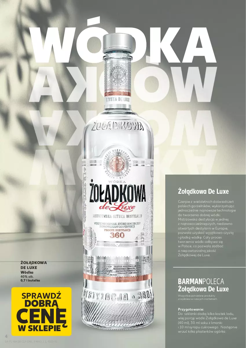 Gazetka promocyjna Kaufland - Barek Kauflandu - ważna 10.07 do 23.07.2025 - strona 4 - produkty: Lanki, Por, Sok, Stek, Syrop, Wódka