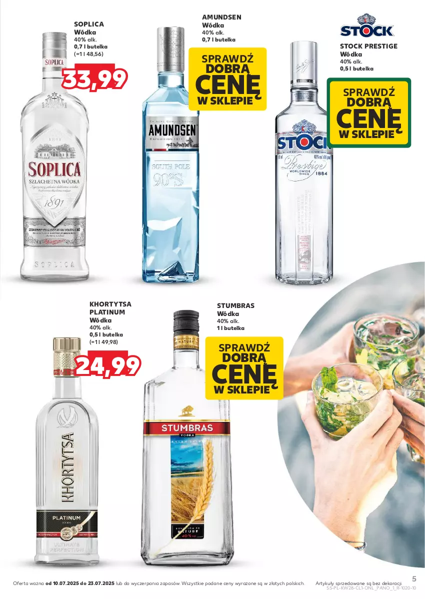 Gazetka promocyjna Kaufland - Barek Kauflandu - ważna 10.07 do 23.07.2025 - strona 5 - produkty: Amundsen, Soplica, Stock, Wódka