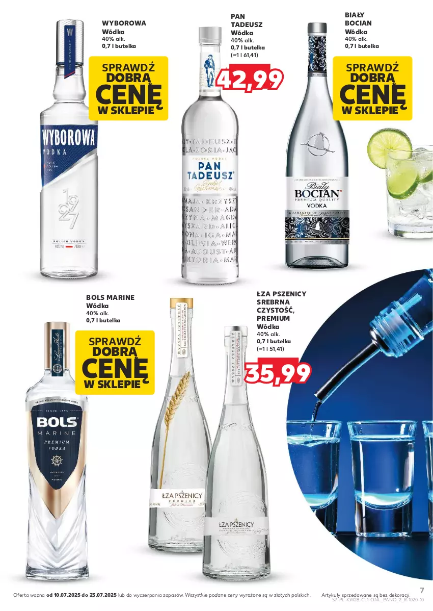 Gazetka promocyjna Kaufland - Barek Kauflandu - ważna 10.07 do 23.07.2025 - strona 7 - produkty: Biały Bocian, Bols, Wódka, Wyborowa