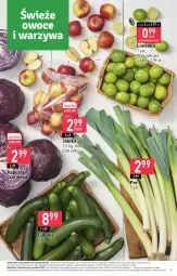 Gazetka promocyjna Stokrotka - Supermarket - Gazetka - ważna od 22.02 do 22.02.2023 - strona 3 - produkty: Warzywa, Por, Limonka, Owoce, Mięso, Jabłka