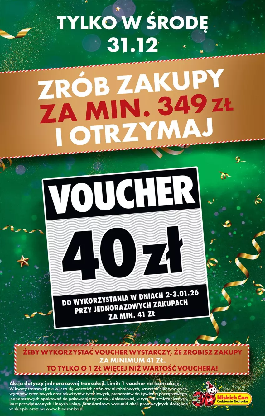 Gazetka promocyjna Biedronka - Od Wtorku - ważna 29.12.2026 do 02.01.2027 - strona 2 - produkty: Fa, Tran