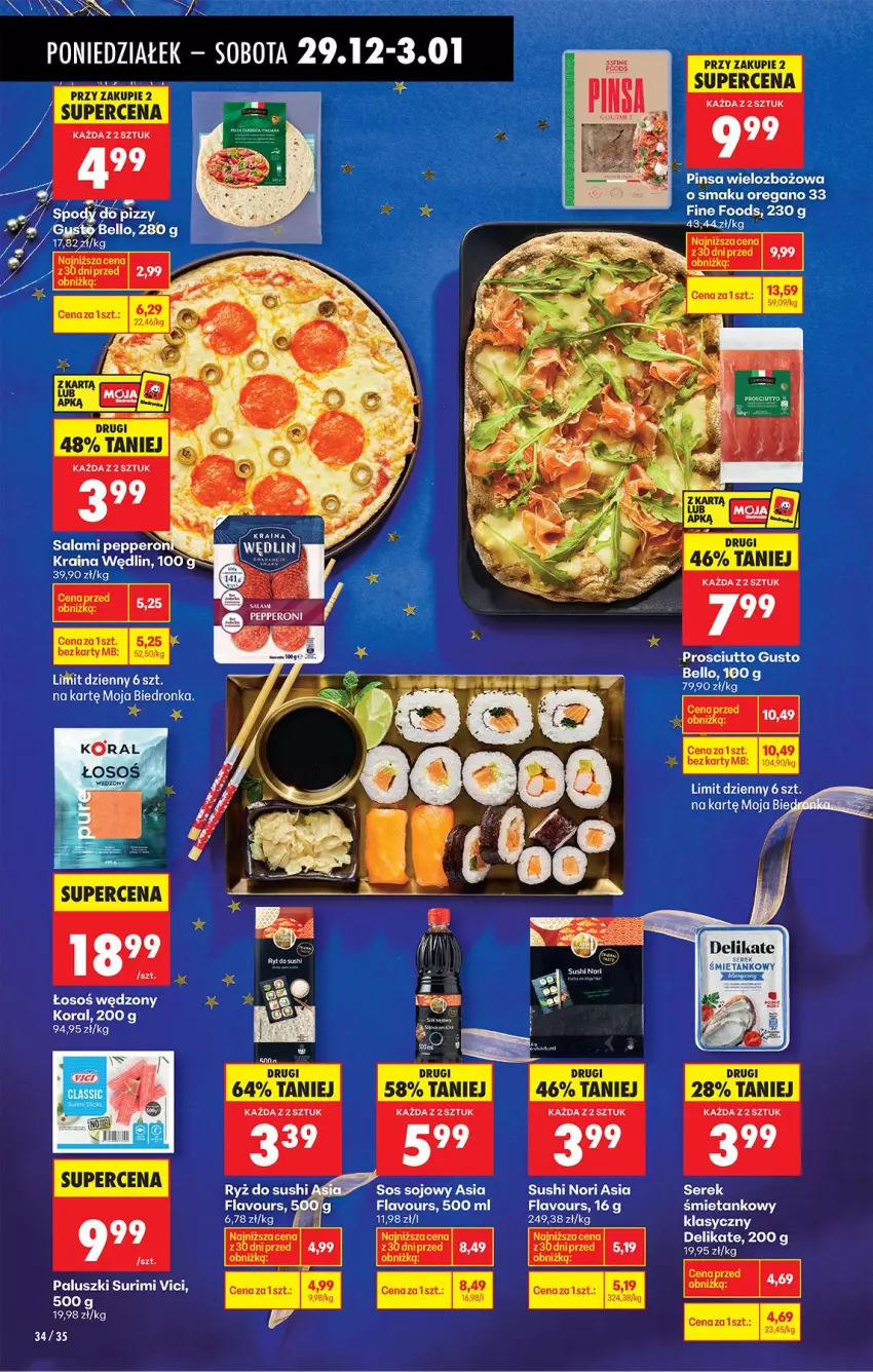 Gazetka promocyjna Biedronka - Od Wtorku - ważna 29.12.2026 do 02.01.2027 - strona 44 - produkty: Fa, Prosciutto, Róze
