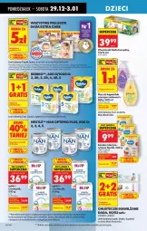 Gazetka promocyjna Biedronka - Od Wtorku - Gazetka - ważna od 02.01 do 02.01.2026 - strona 74 - produkty: Płyn do kąpieli, HiPP, Top, Ryż, Por, Gra, Johnson's, Pieluchy, Majtki, O nas, Dada, NAN Optipro, Johnson's Baby, Bebiko, Chusteczki, Szampon, Dzieci, Pieluchomajtki, Karmi, Mleko, Fa