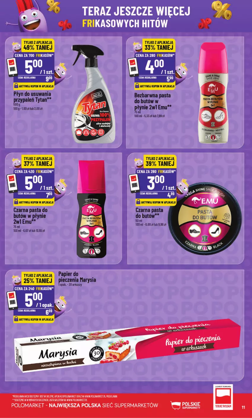 Gazetka promocyjna PoloMarket - Katalog Frikasów od 28.10 - ważna 28.10 do 03.11.2026 - strona 11 - produkty: Papier, Papier do pieczenia, Piec, Tytan