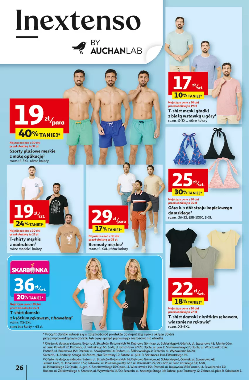 Gazetka promocyjna Auchan - LATO PEŁNE PRZYJEMNOŚCI Hipermarket - ważna 10.07 do 16.07.2025 - strona 26 - produkty: Acer, Bermudy, Cars, Sos, Szorty, T-shirt