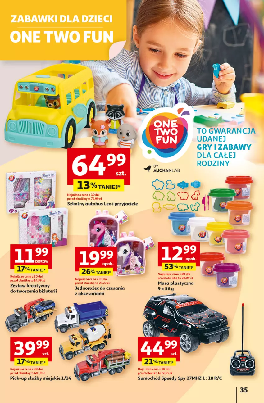 Gazetka promocyjna Auchan - LATO PEŁNE PRZYJEMNOŚCI Hipermarket - ważna 10.07 do 16.07.2025 - strona 35 - produkty: Gry, Jednorożec, Samochód