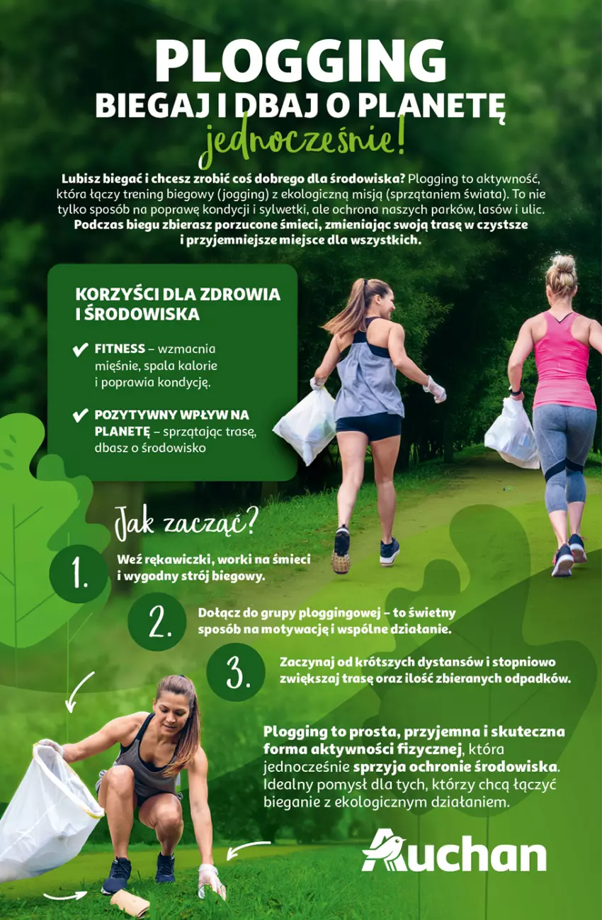 Gazetka promocyjna Auchan - LATO PEŁNE PRZYJEMNOŚCI Hipermarket - ważna 10.07 do 16.07.2025 - strona 44 - produkty: Bieganie, Gin, Por, Sprzątanie, Stek, Top