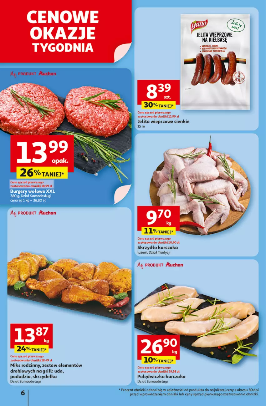 Gazetka promocyjna Auchan - LATO PEŁNE PRZYJEMNOŚCI Hipermarket - ważna 10.07 do 16.07.2025 - strona 6 - produkty: Fa, Grill, Kurczak