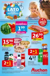 Gazetka promocyjna Auchan - LATO PEŁNE PRZYJEMNOŚCI Hipermarket - Gazetka - ważna od 16.07 do 16.07.2025 - strona 1 - produkty: Gra, Palmolive, Old Spice, Carte d'Or, Lody, Ziaja, Arbuz, Napój, Fa