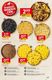 Gazetka promocyjna Auchan - LATO PEŁNE PRZYJEMNOŚCI Hipermarket - Gazetka - ważna od 16.07 do 16.07.2025 - strona 21 - produkty: Orzechy włoskie, Makaron, Gry, Popcorn, Rurki, Rodzynki, Kasza, Kasza gryczana, Kukurydza