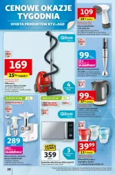 Gazetka promocyjna Auchan - LATO PEŁNE PRZYJEMNOŚCI Hipermarket - Gazetka - ważna od 16.07 do 16.07.2025 - strona 28 - produkty: Dzbanek filtrujący, Odkurzacz, Top, Dzbanek, Philips, Blender ręczny, Blender, Maszynka do mielenia, Czajnik, Szczotka, Pojemnik, Aquaphor, Szynka, Tefal, Talerz, Kuchenka mikrofalowa, Tytan, Szatkownica, Maszynka, Zelmer, Grill, 5 Sekund, Orka, Parownica, Fa