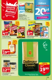 Gazetka promocyjna Auchan - Gazetka Koszyk Oszczędności Auchan Hipermarkety - Gazetka - ważna od 09.11 do 09.11.2022 - strona 13 - produkty: Top, Chipsy, Dallmayr, Dilmah, Herbata czarna, Miód, Crunchips, Danio, Herbata