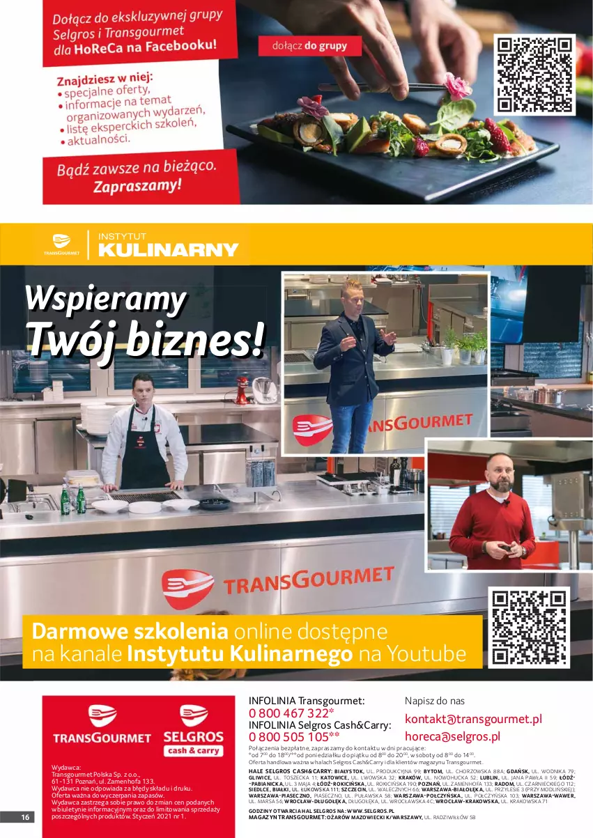 Gazetka promocyjna Selgros - Oferta gastronomiczna - ważna 07.01 do 20.01.2021 - strona 16