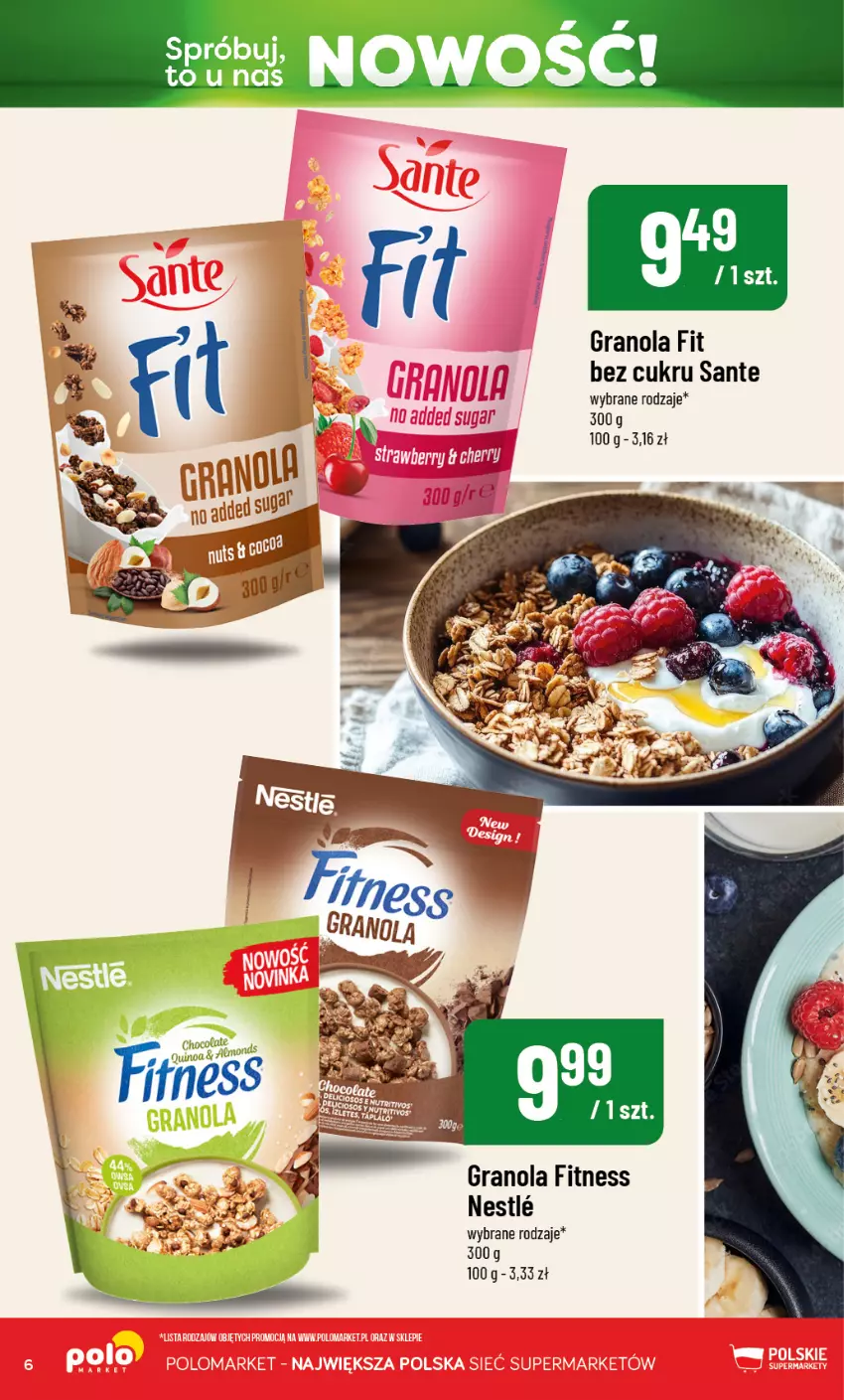 Gazetka promocyjna PoloMarket - Katalog Nowości - ważna 10.07 do 17.08.2026 - strona 6 - produkty: Gra, Granola, Sante