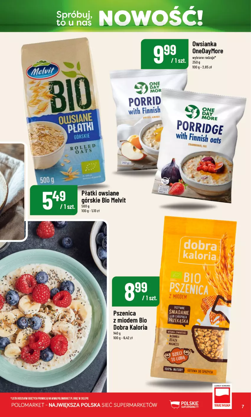 Gazetka promocyjna PoloMarket - Katalog Nowości - ważna 10.07 do 17.08.2026 - strona 7 - produkty: Goal, Melvit, Owsianka, Płatki owsiane, Por
