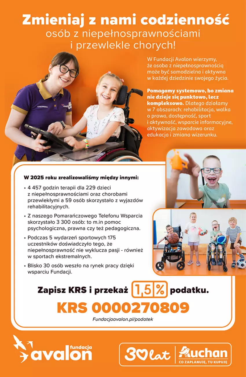 Gazetka promocyjna Auchan - 30 Lat Hipermarket - ważna 05.03 do 11.03.2026 - strona 44 - produkty: Dzieci, Por, Sport, Telefon, Tera