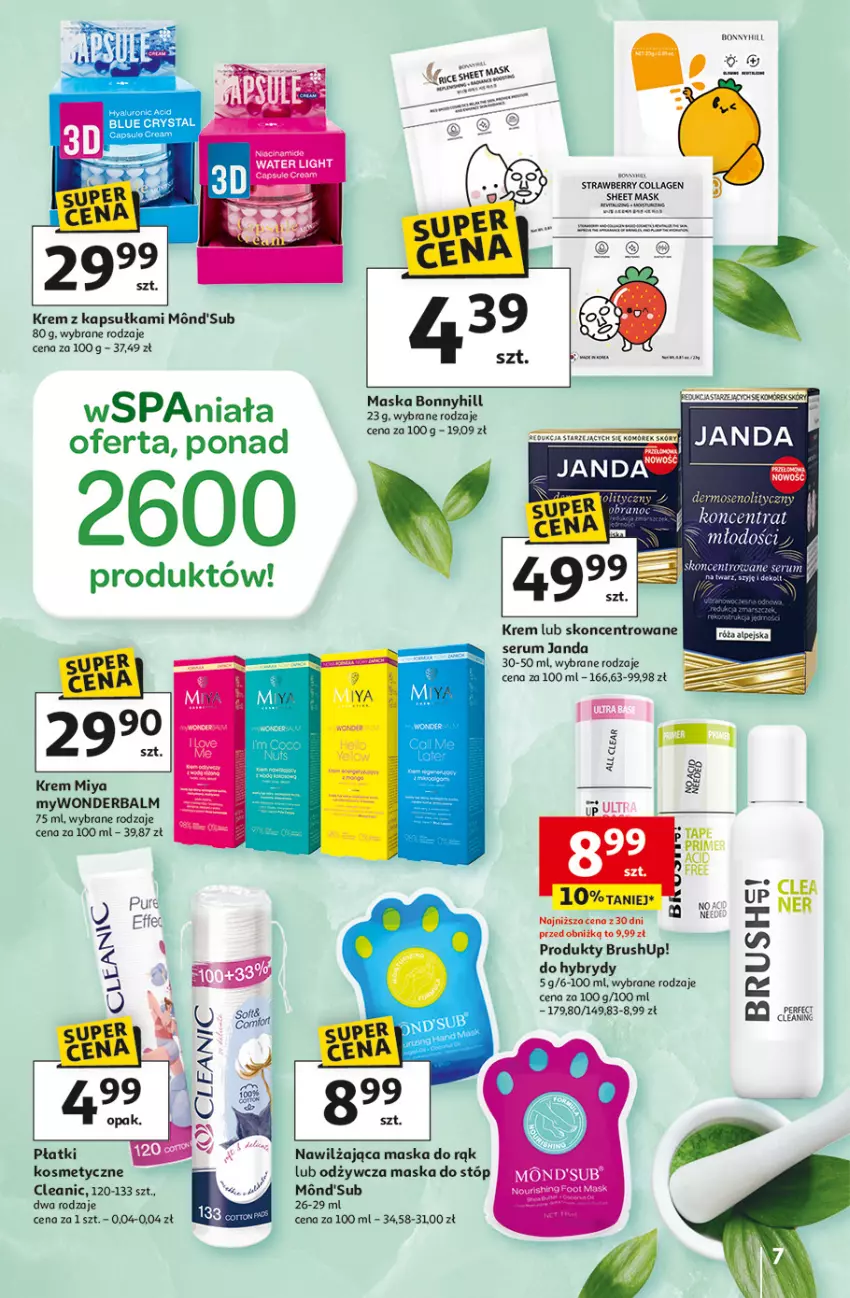 Gazetka promocyjna Auchan - 30 Lat Hipermarket - ważna 05.03 do 11.03.2026 - strona 7 - produkty: Cleanic, Maska, Maska do stóp, Rum, Ser, Serum