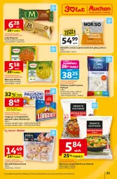 Gazetka promocyjna Auchan - 30 Lat Hipermarket - Gazetka - ważna od 11.03 do 11.03.2026 - strona 23 - produkty: Warzywa, Paluszki rybne, Lody, Kalmar, Krewetki, Kalmary, Hortex, Fa