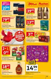Gazetka promocyjna Auchan - 30 Lat Hipermarket - Gazetka - ważna od 11.03 do 11.03.2026 - strona 27 - produkty: Kawa ziarnista, Kisiel, Sati, Kawa mielona, Kawa, Dilmah, Herbata czarna, Syrop, Kubek, Davidoff, Delecta, Irving, Herbata